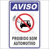 Proibido som automotivo 